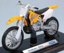 SUZUKI RM 250 motocykl model 1:18 Welly metalowy