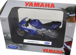 YAMAHA YZF-R1 1999 motocykl 1:18 Welly metalowy
