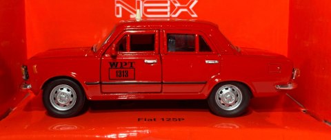 FIAT 125p czerwony TAXI 1:34 Welly 42399