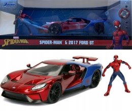 Ford GT 2017 Spiderman MARVEL JADA 1:24 + figurka