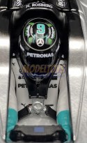 Bolid F1 Mercedes W07 Hybrid Rosberg BBurago 1:18