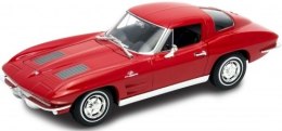 Chevrolet Corvette 1963 red 24073 model Welly 1:24
