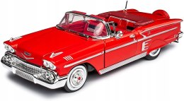 Chevrolet Impala 1958 red 1:24 Motormax 73267