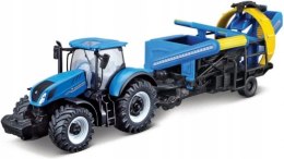 Traktor New Holland T7.315 kopaczka BBURAGO metal