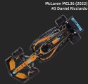 McLaren MCL36 F1 2022 D. Ricciardo #3 BBurago 1:43
