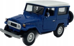 Toyota FJ 40 Hard Top 1:24 blue Motormax 79323