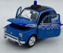 Fiat 500 Polizia model 22515IP Welly 1:24