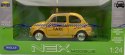 Fiat 500 Taxi model 22515TI Welly 1:24