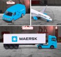 MAERSK Volvo FMX Majorette Logistic METAL 2 kontenery