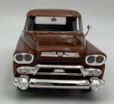 1958 GMC 100 Wideside Pickup brown 1:24 Motormax 79385