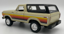 Ford Bronco (hard top) 1978 1:24 Motormax 79373 beż/brąz