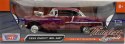 Chevrolet Bel Air coupe 1955 custom 1:18 Motormax 79002 red
