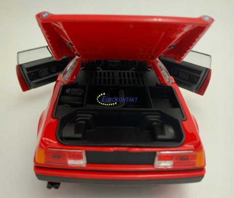 BMW M1 red samochód model 24098 Welly 1:24