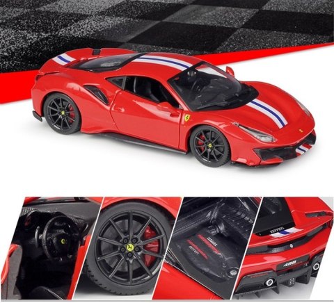 Ferrari 488 PISTA 1:24 do składania Maisto 39135 Ferrari 488 PISTA 1:24 do składania Maisto 39135
