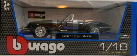 JAGUAR E-Type Cabrio 1961 1:18 model Bburago 12046 JAGUAR E-Type Cabrio 1961 1:18 model Bburago 12046