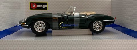 JAGUAR E-Type Cabrio 1961 1:18 model Bburago 12046 JAGUAR E-Type Cabrio 1961 1:18 model Bburago 12046