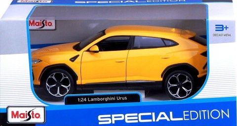 LAMBORGHINI Urus 1:24 yellow model Maisto 31519 LAMBORGHINI Urus 1:24 yellow model Maisto 31519