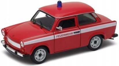 TRABANT 601 STRAŻ POŻARNA model metal Welly 1:24 TRABANT 601 STRAŻ POŻARNA model metal Welly 1:24