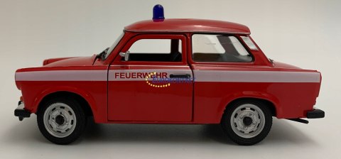 TRABANT 601 STRAŻ POŻARNA model metal Welly 1:24 TRABANT 601 STRAŻ POŻARNA model metal Welly 1:24