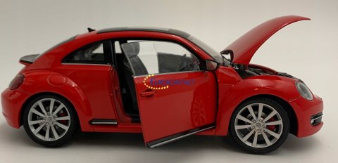 VW Volkswagen Beetle red metal model Welly 1:24 VW Volkswagen Beetle red metal model Welly 1:24