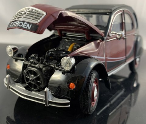CITROEN 2CV 6 Charleston model metal WELLY 1:24 CITROEN 2CV 6 Charleston model metal WELLY 1:24