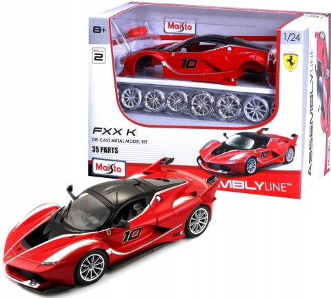 Ferrari FXX K 1:24 do składania Maisto 39132 Ferrari FXX K 1:24 do składania Maisto 39132