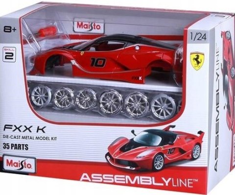Ferrari FXX K 1:24 do składania Maisto 39132 Ferrari FXX K 1:24 do składania Maisto 39132