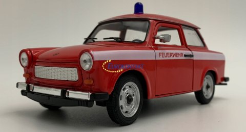 TRABANT 601 STRAŻ POŻARNA model metal Welly 1:24 TRABANT 601 STRAŻ POŻARNA model metal Welly 1:24
