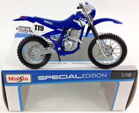 YAMAHA TT-R250 model na podstawce 1:18 Maisto YAMAHA TT-R250 model na podstawce 1:18 Maisto