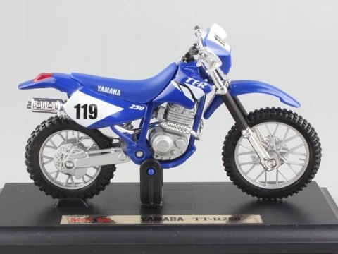 YAMAHA TT-R250 model na podstawce 1:18 Maisto YAMAHA TT-R250 model na podstawce 1:18 Maisto
