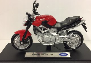 APRILIA Shiver 750 motocykl 1:18 Welly metalowy