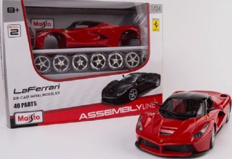 Ferrari LaFerrari red 1:24 do składania Maisto Ferrari LaFerrari red 1:24 do składania Maisto