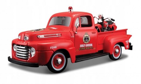 HARLEY DAVIDSON 1936 EL Knucklehead +FORD F-1 1:24 HARLEY DAVIDSON 1936 EL Knucklehead +FORD F-1 1:24