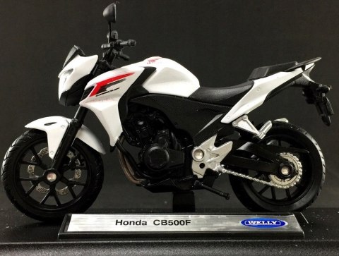 HONDA CB 500F model motocykl 1:18 Welly metalowy HONDA CB 500F model motocykl 1:18 Welly metalowy