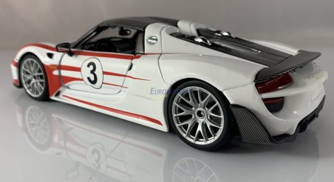 PORSCHE 918 Spyder Weissach #3 1:24 BBurago 28009 PORSCHE 918 Spyder Weissach #3 1:24 BBurago 28009