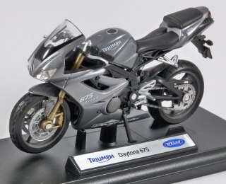 TRIUMPH Daytona 675 Triple 1:18 Welly metalowy