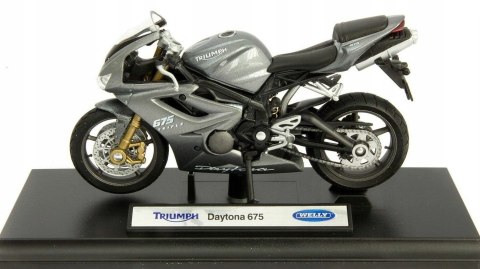 TRIUMPH Daytona 675 Triple 1:18 Welly metalowy TRIUMPH Daytona 675 Triple 1:18 Welly metalowy