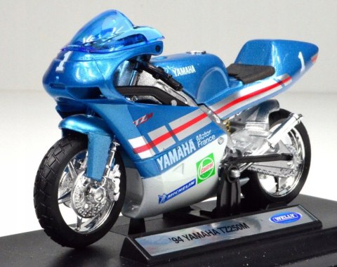 YAMAHA TZ 250M 1994 motocykl 1:18 Welly metalowy