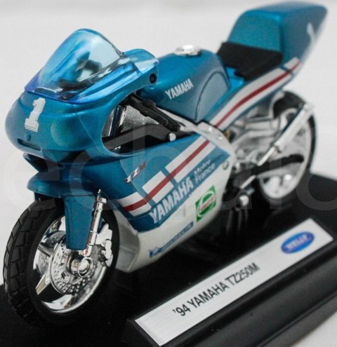 YAMAHA TZ 250M 1994 motocykl 1:18 Welly metalowy