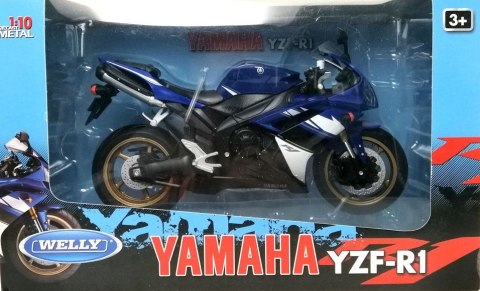 YAMAHA YZF R1 motocykl model 1:10 Welly 62802 YAMAHA YZF R1 motocykl model 1:10 Welly 62802