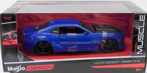 Chevrolet Camaro SS RS 2010 1:24 Maisto 31359 blue Chevrolet Camaro SS RS 2010 1:24 Maisto 31359 blue