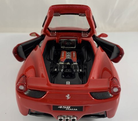 FERRARI 458 Italia red model Bburago 26003 FERRARI 458 Italia red model Bburago 26003