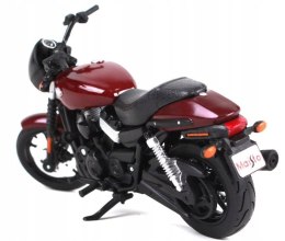 HARLEY DAVIDSON Street 750 2015 1:18 Maisto bordo