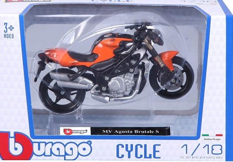 MV AGUSTA Brutale S motocykl model 1:18 Bburago MV AGUSTA Brutale S motocykl model 1:18 Bburago