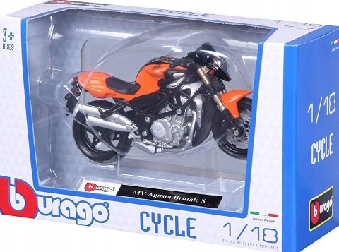 MV AGUSTA Brutale S motocykl model 1:18 Bburago MV AGUSTA Brutale S motocykl model 1:18 Bburago