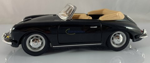 Porsche 356 B cabriolet 1:24 black Bburago 22078 Porsche 356 B cabriolet 1:24 black Bburago 22078