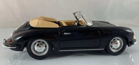 Porsche 356 B cabriolet 1:24 black Bburago 22078 Porsche 356 B cabriolet 1:24 black Bburago 22078