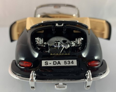 Porsche 356 B cabriolet 1:24 black Bburago 22078 Porsche 356 B cabriolet 1:24 black Bburago 22078
