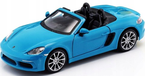 Porsche 718 Boxster 1:24 blue model Bburago 21087 Porsche 718 Boxster 1:24 blue model Bburago 21087