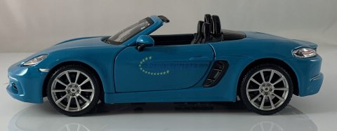 Porsche 718 Boxster 1:24 blue model Bburago 21087 Porsche 718 Boxster 1:24 blue model Bburago 21087